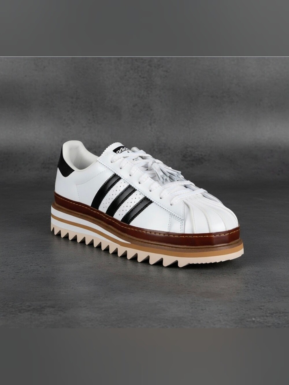 NIB Adidas Superstar CLOT By Edison Chen | White Crystal Sand, 6.5M | 7.5W - Picture 2 of 6